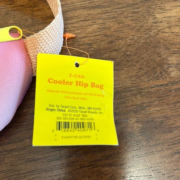 Tropical 2-Can Cooler Hip Bag by Sun Squad - Picture 3 of 5